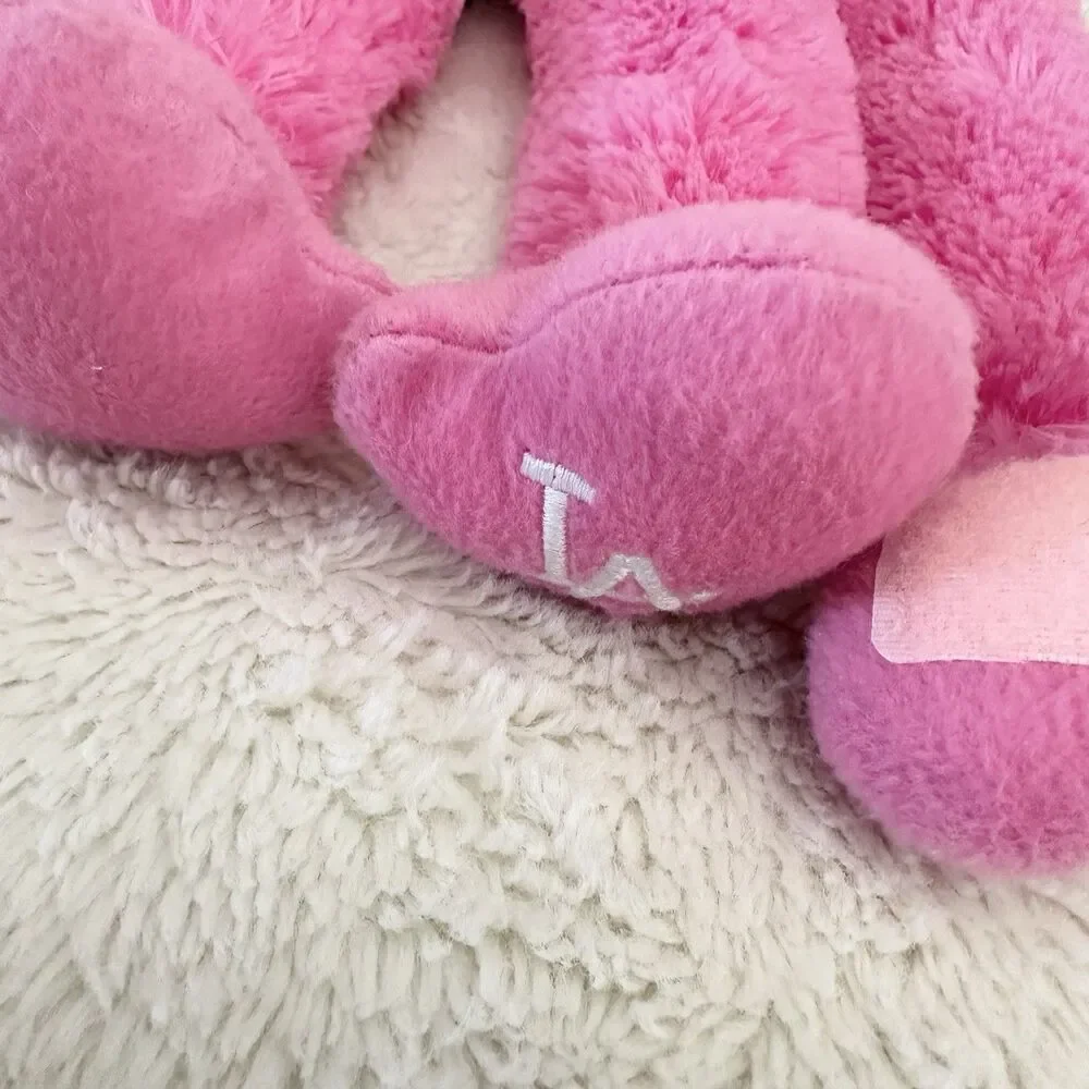 MLB LA Dodgers Hot Pink Fuzzhead Monkey Plush 19” Stuffed Animal Toy